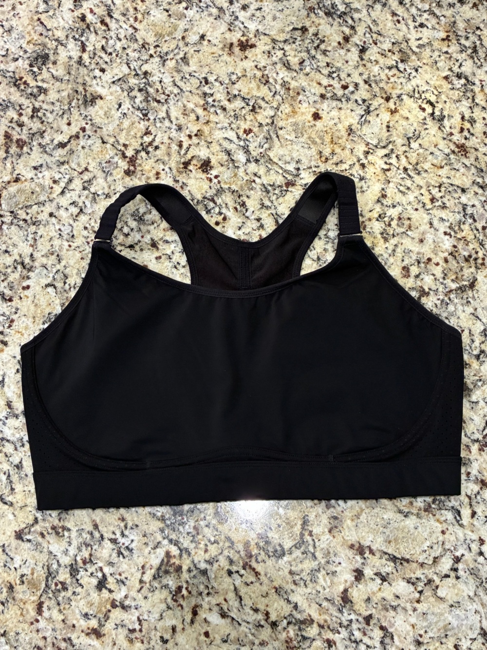 SPANX Black High-Support Racerback Sports Bra